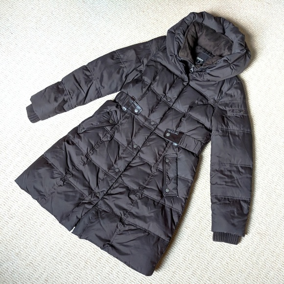 DKNY Jackets & Blazers - ⬇️$70 DKNY Brown Puffer Coat - Long Winter Jacket